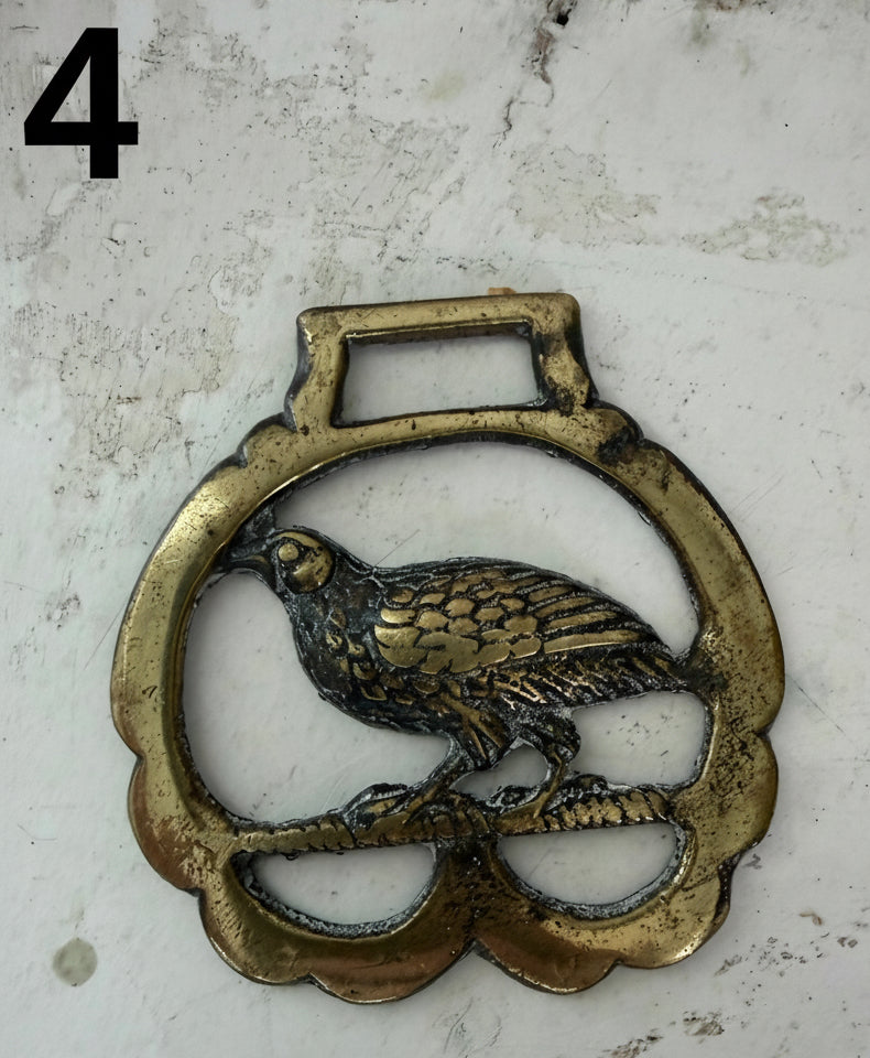 Vintage English horse brass sold individually