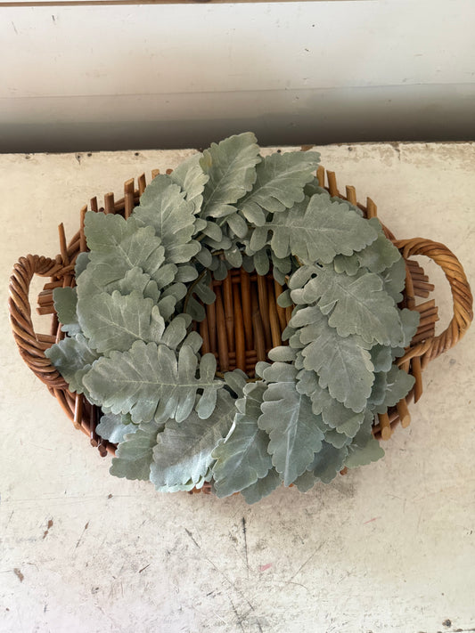 Farmhouse basket will get Wreath made for it
