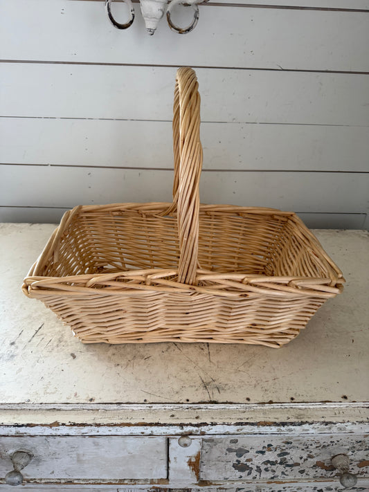 Woven Handled Picnic Basket