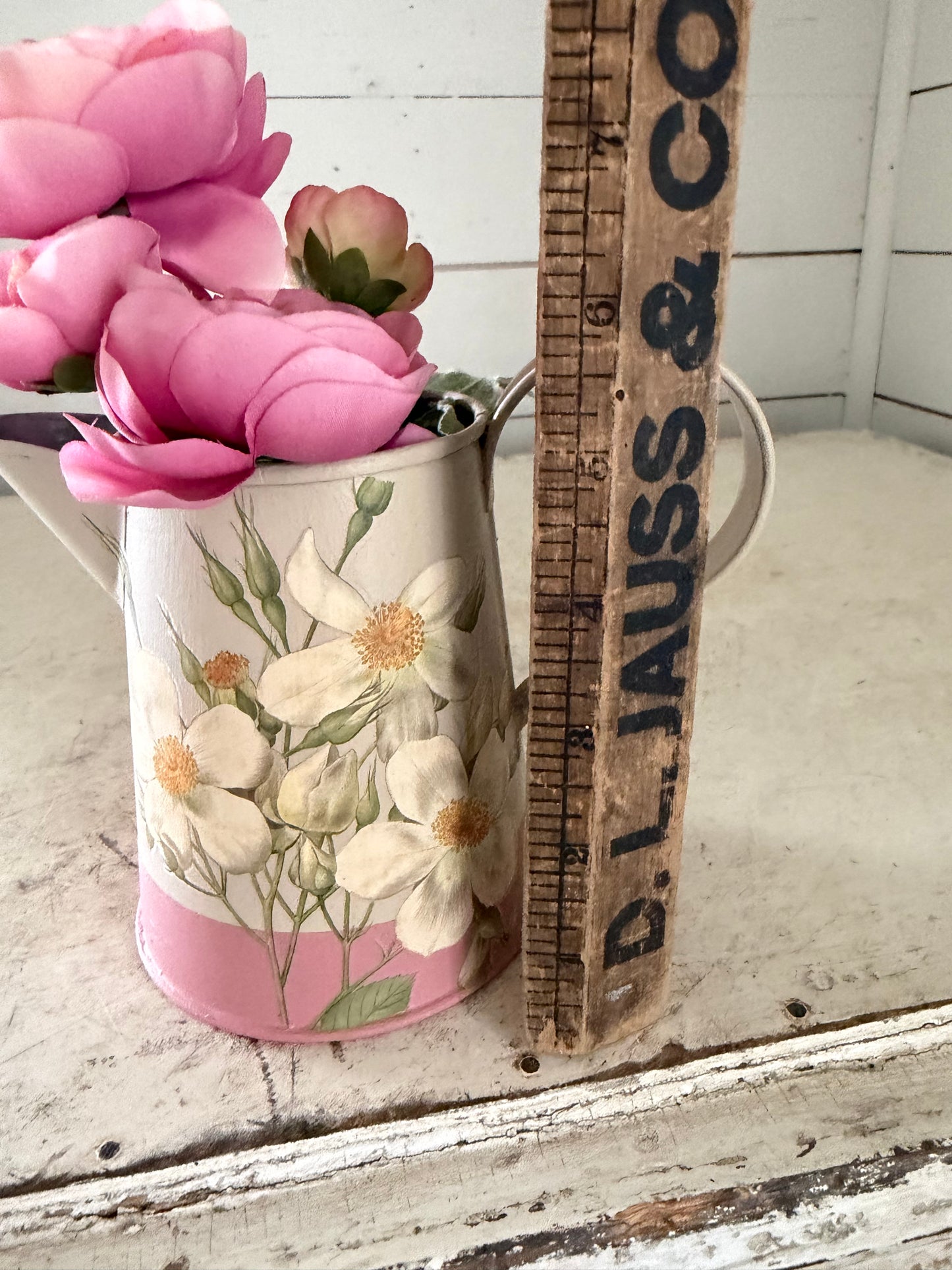 Hand painted picture floral not included