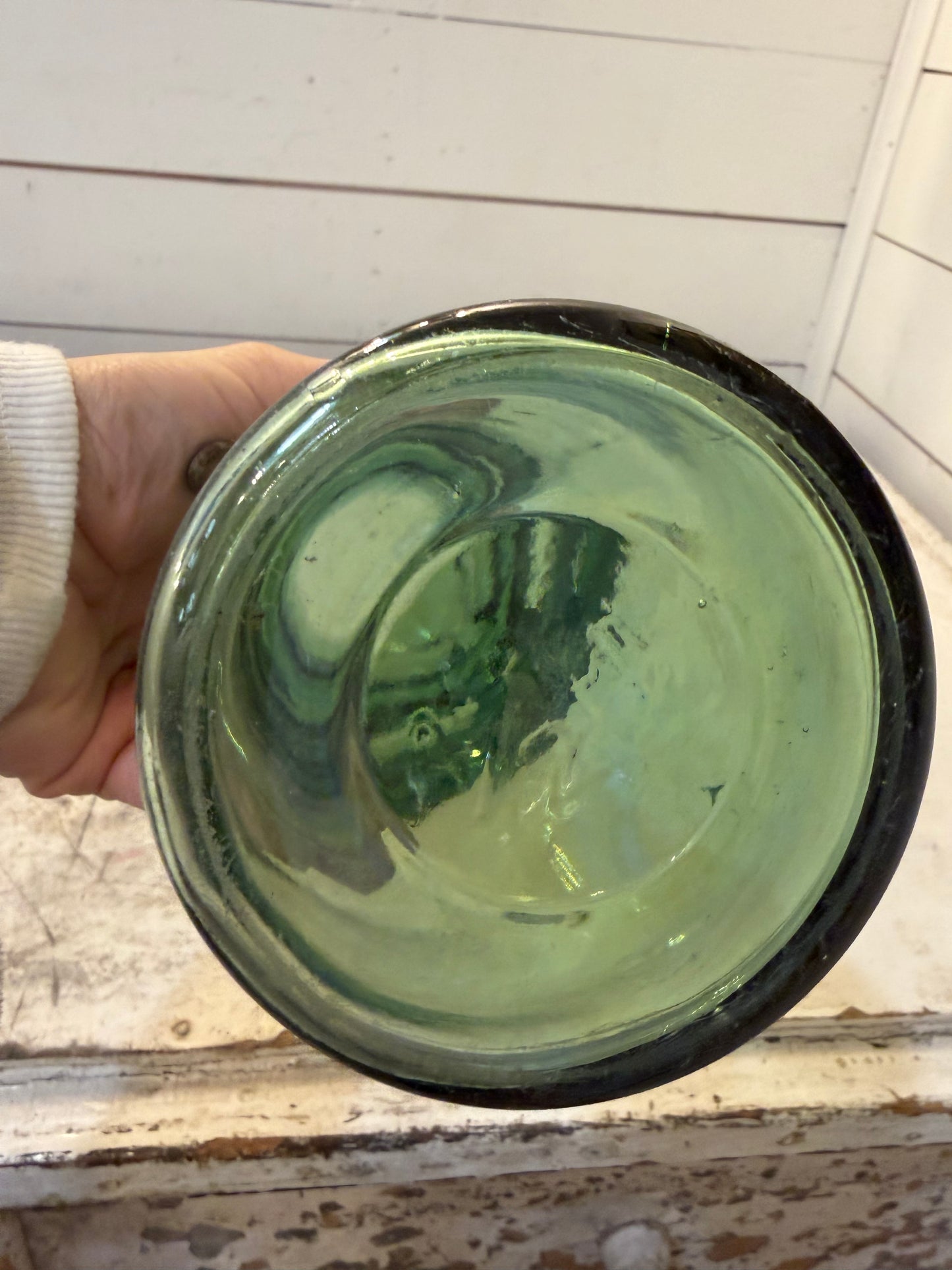 Antique French canning jar half liter