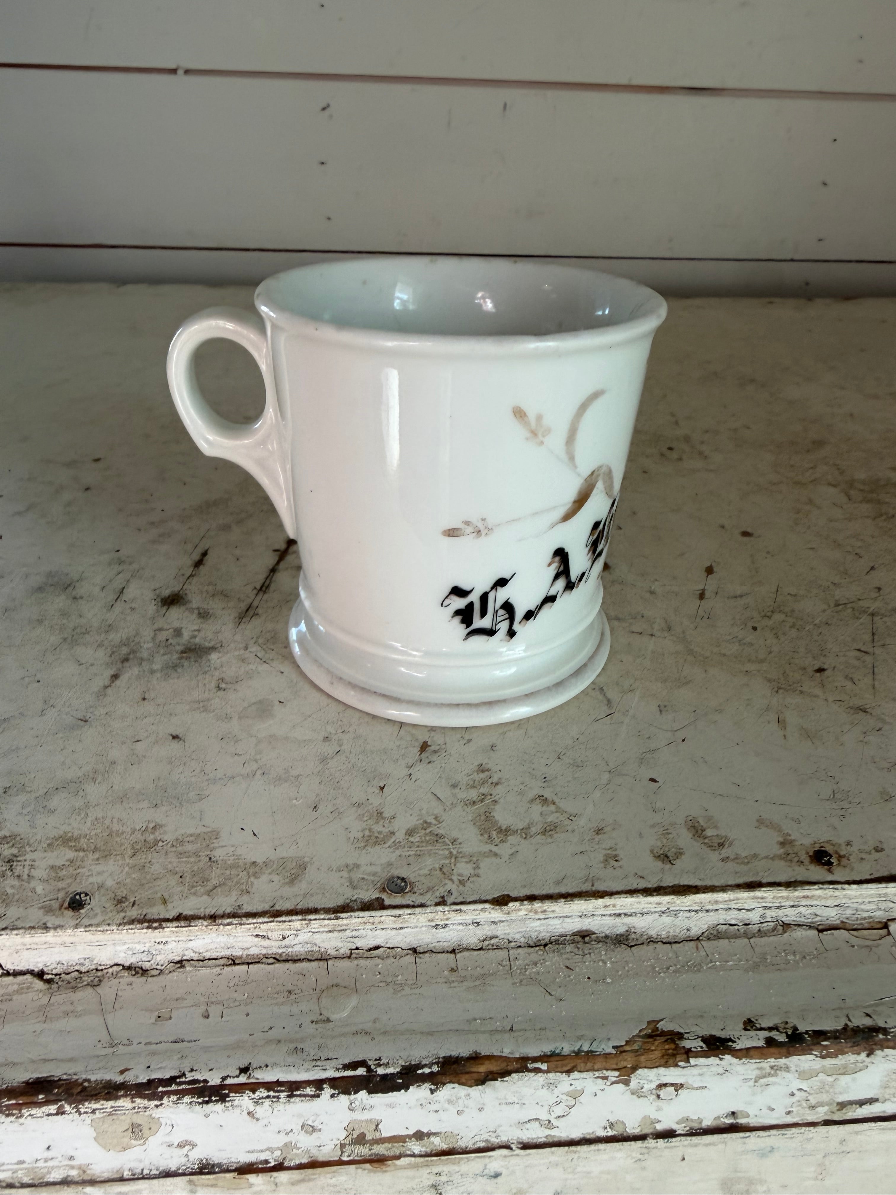 Vintage French shaving mug