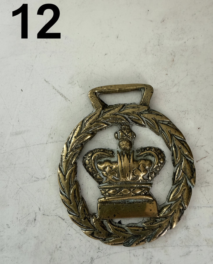 Vintage English horse brass sold individually