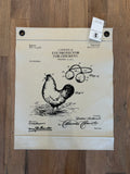 Canvas Wall Art Eye Protector for Chickens