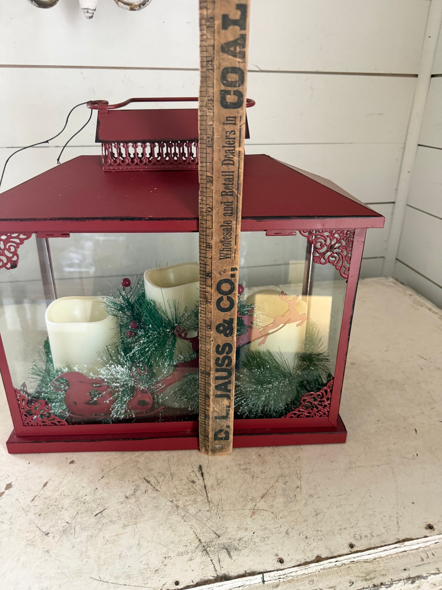 Oversized Christmas lantern