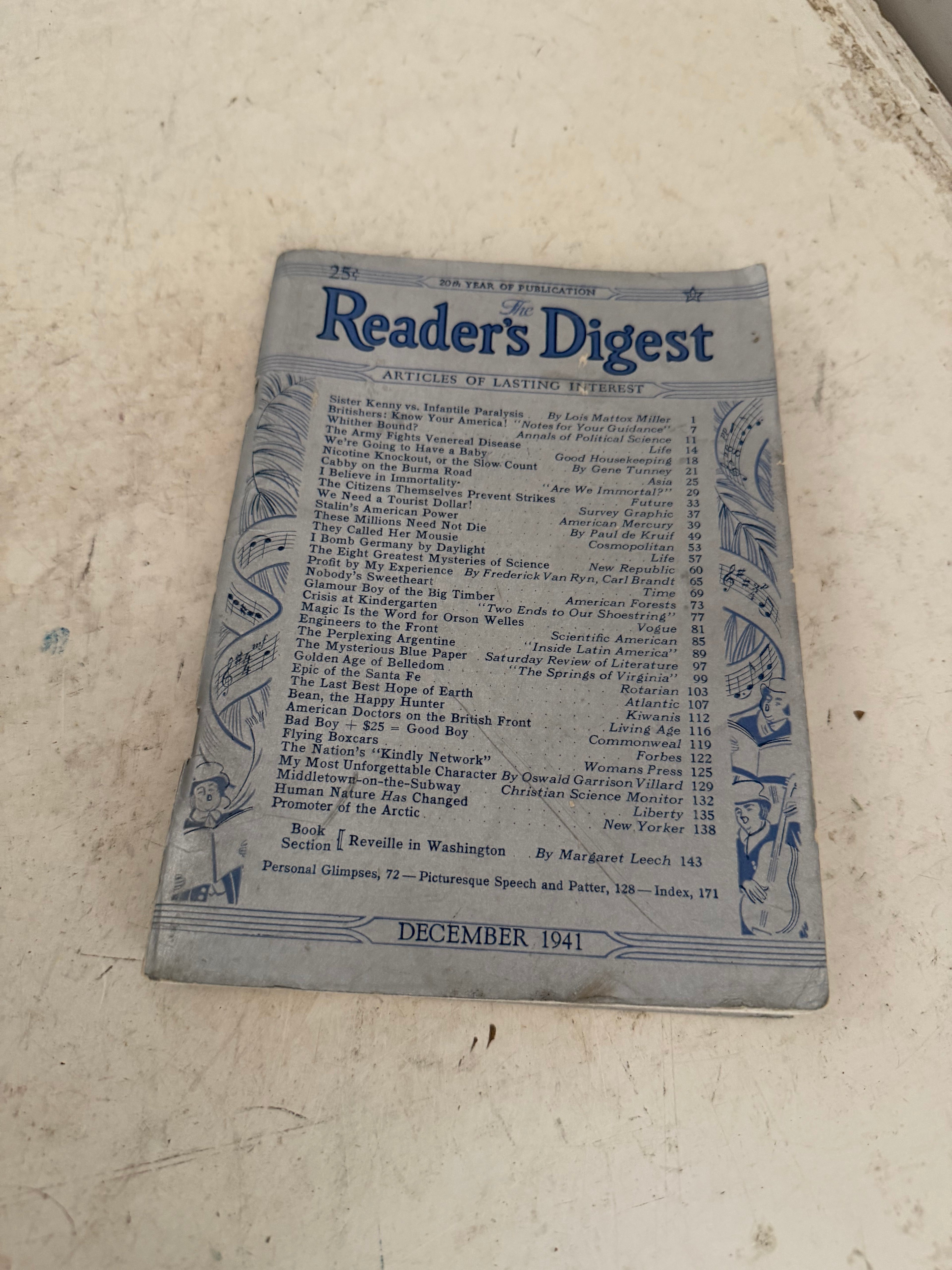 Vintage Lot of Readers Digest Magazines