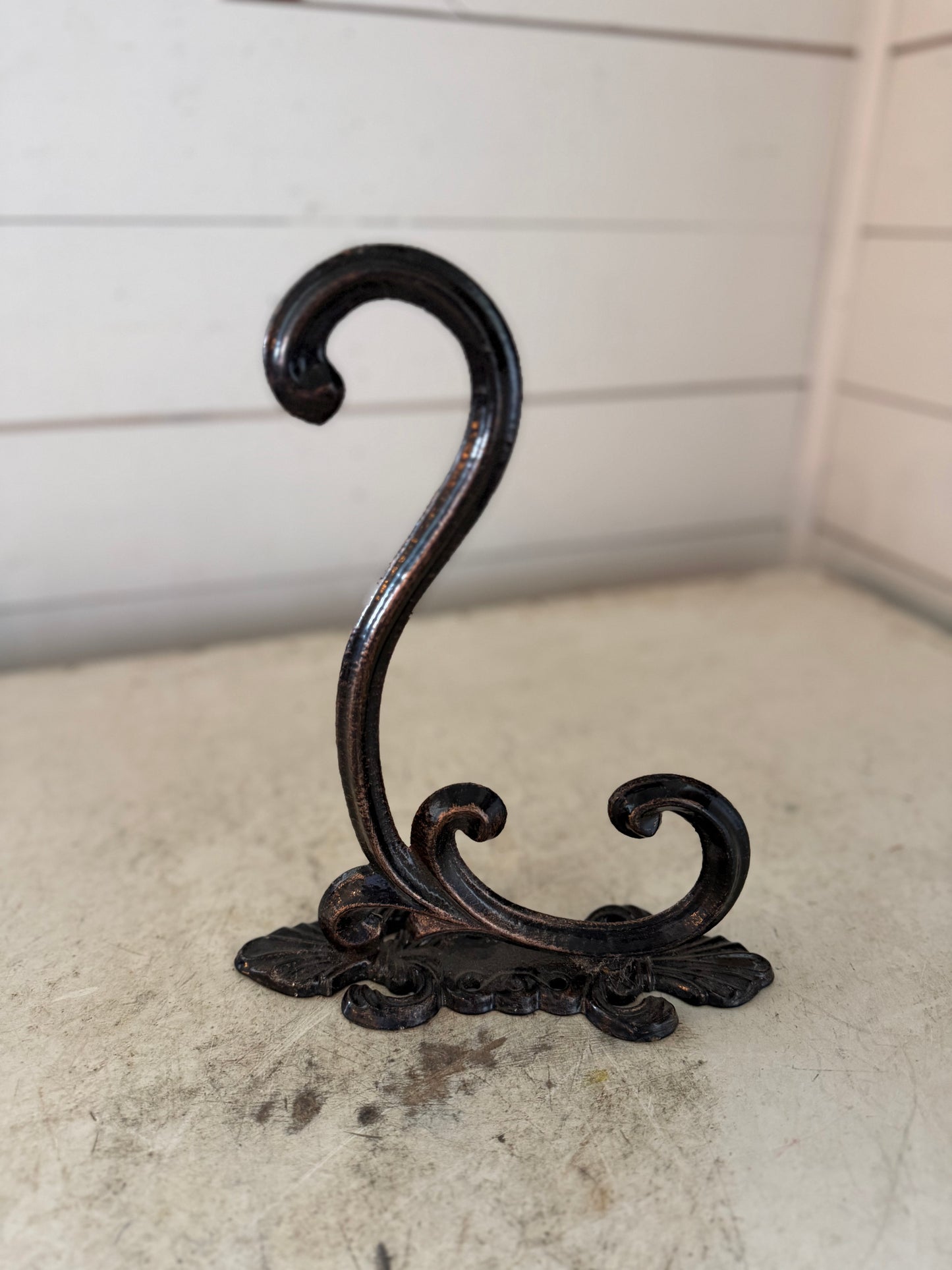 Ornate Cast-iron hat hook