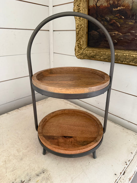 Two tier tray will get makeover