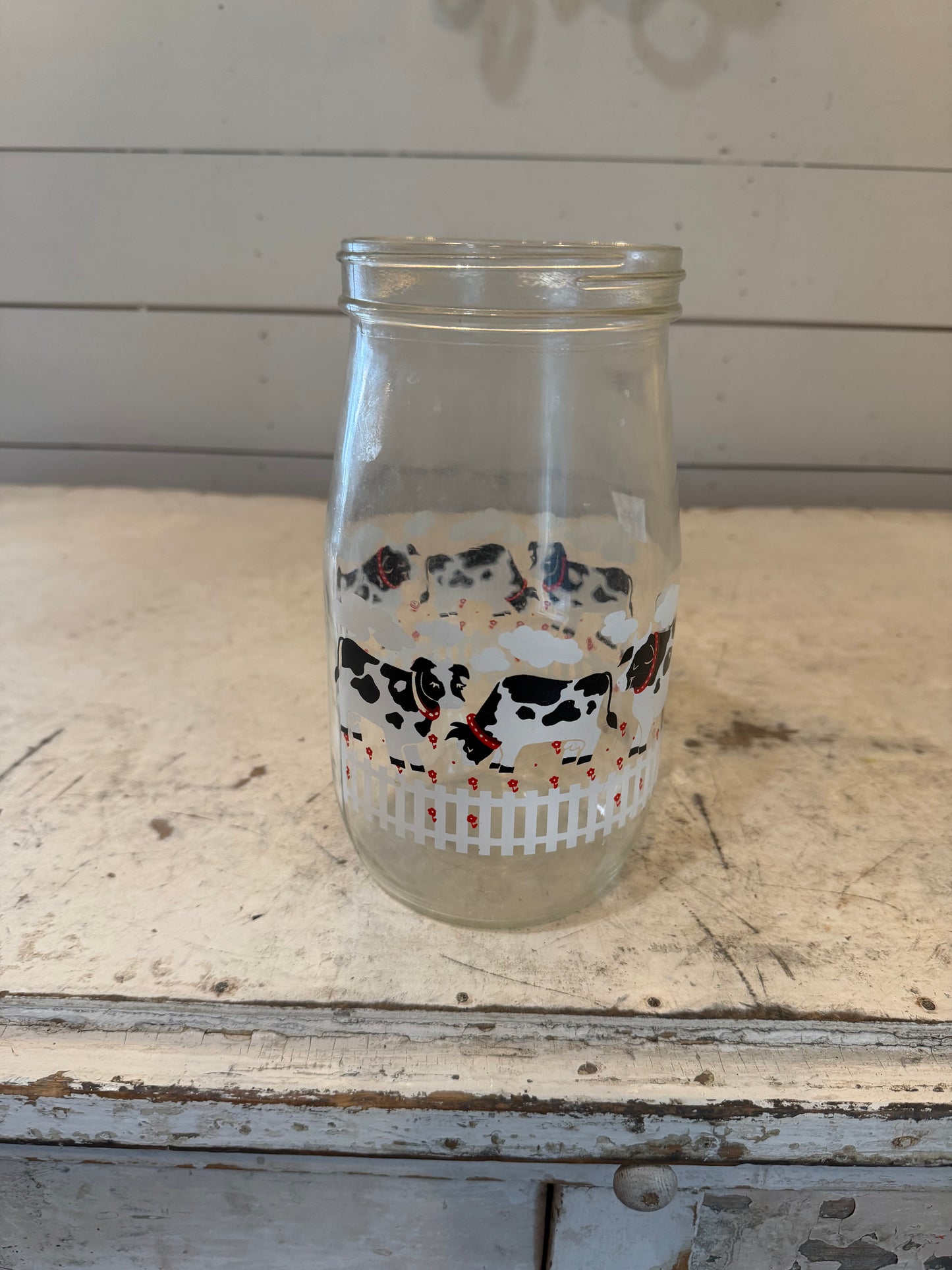 Carlton Glass 1.5L Cow Jar