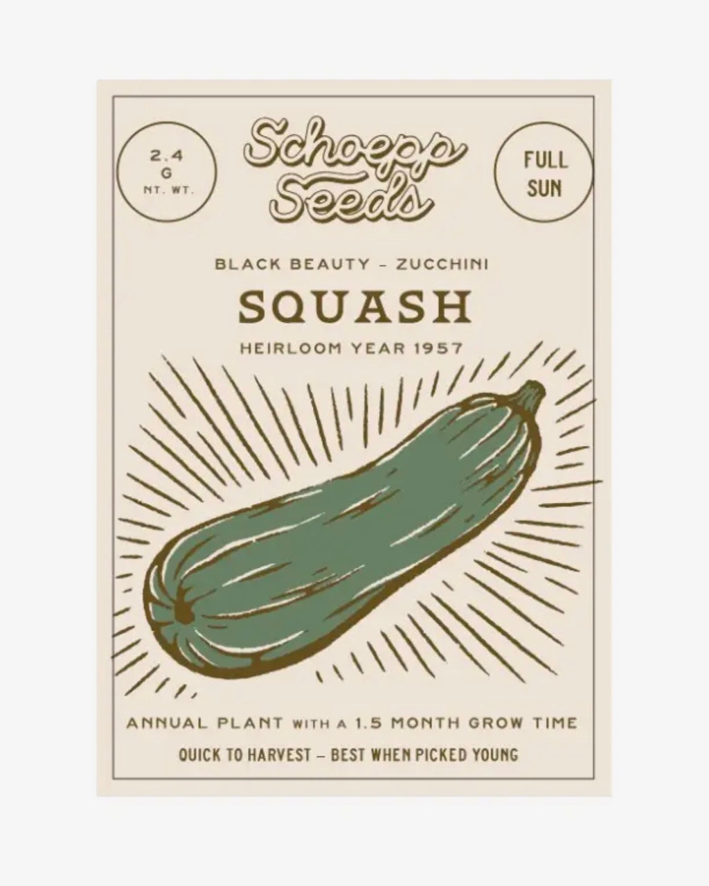 Schoepp Heirloom / Open Pollenated Seeds