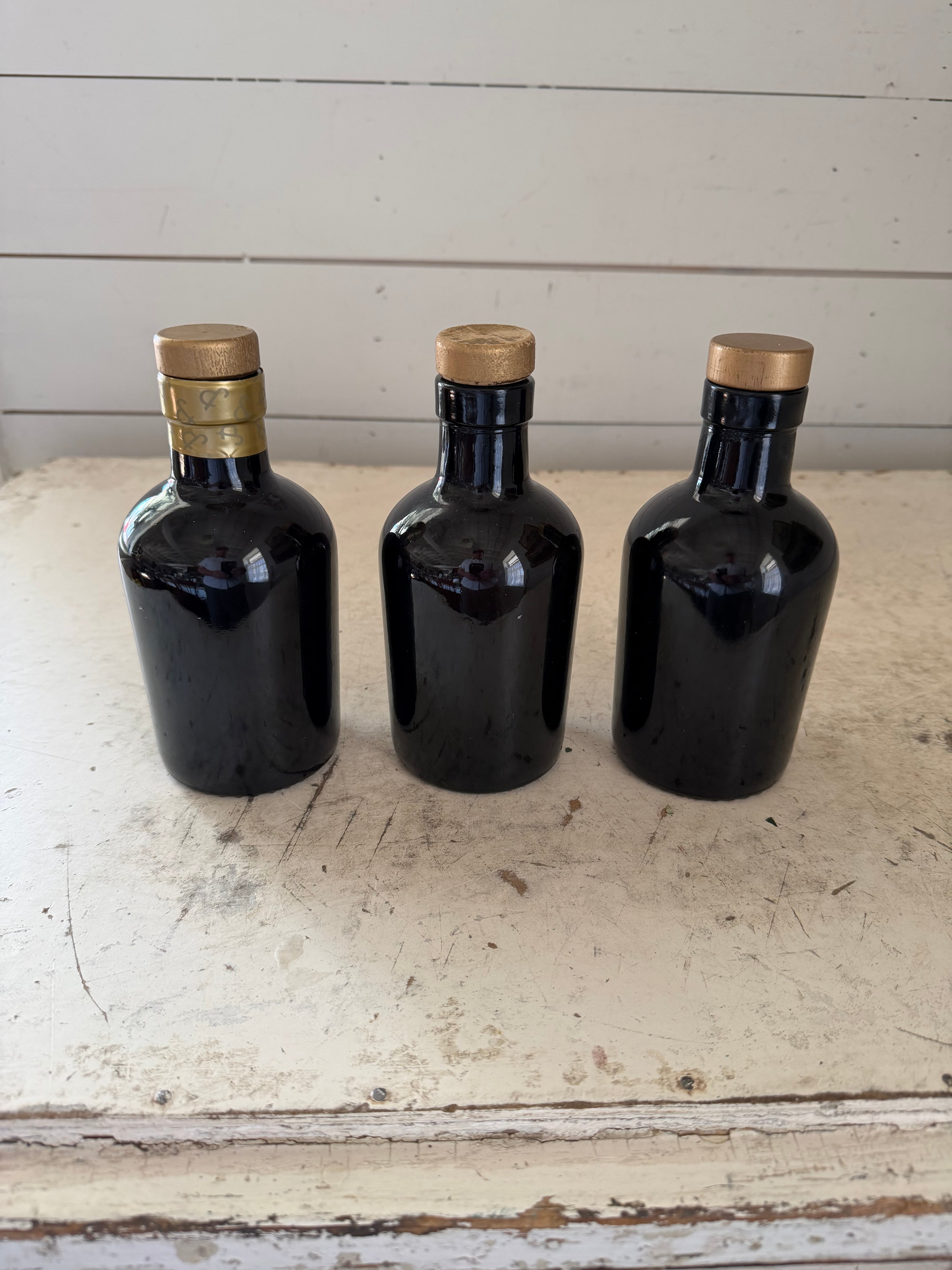 Amber Bottle with stopper sold individually