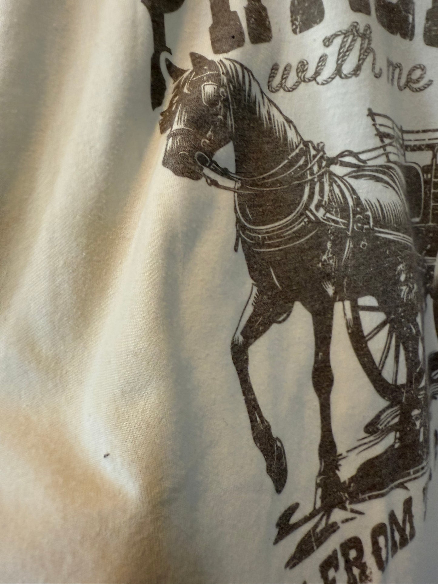 Be patient with me graphic tee size small