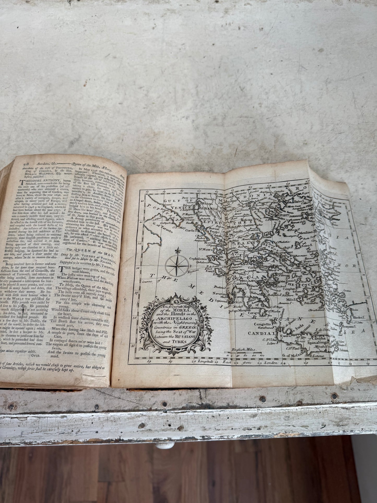 Antique The Gentleman's and London Magazine from January 1770