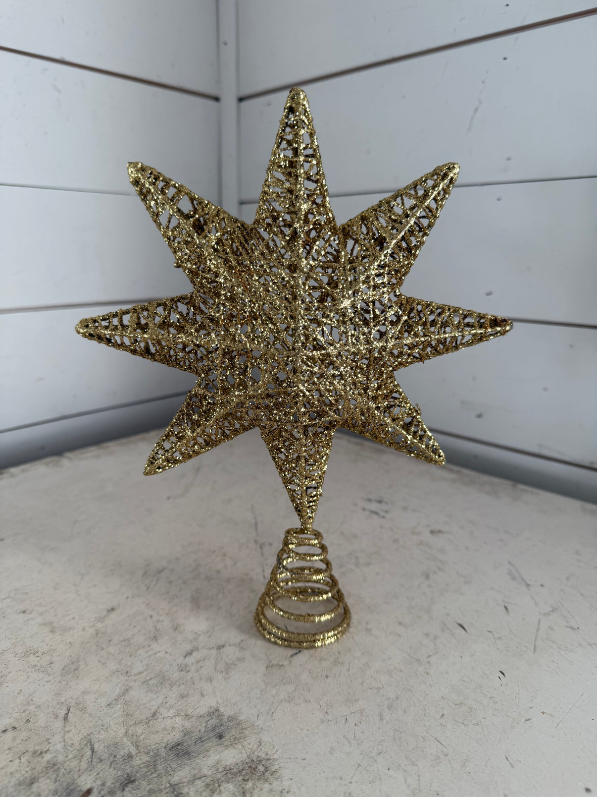 Six Point Glitter Tree Topper Christmas Star – Jami Ray Vintage