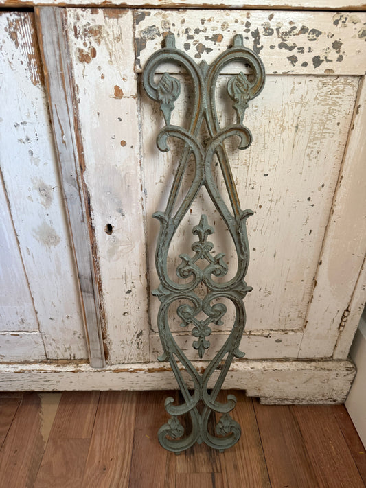 VINTAGE ARCHITECTUAL SALVAGE CAST IRON PANEL