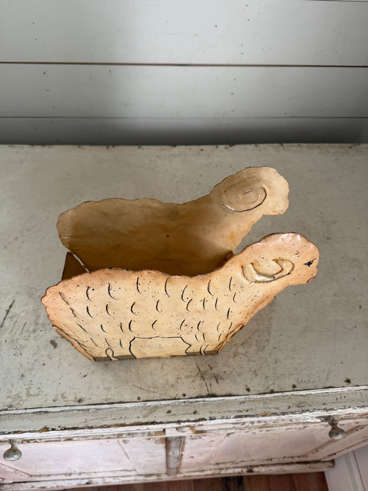Pressed Tin Sheep Planter - Double Sided