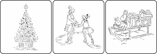 Christmas Sketches | JRV Stencils