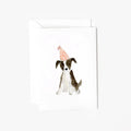 Party pup mini enclosure notecard