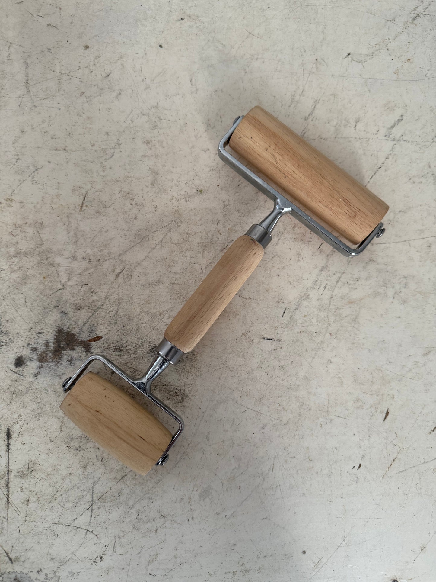 Wood rolling pin & pastry roller