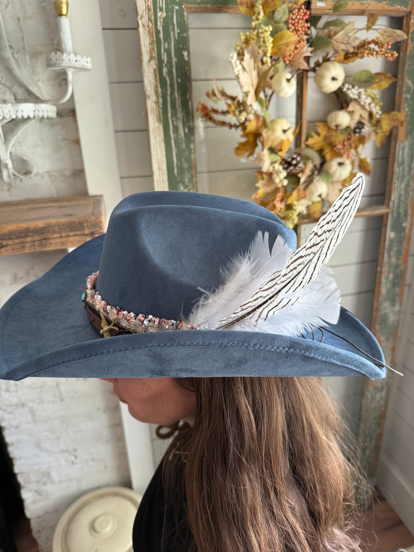 Cowgirl Hat - Custom Embelished - E