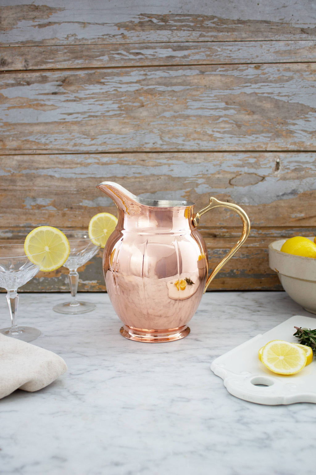 Copper Kitchen Vintage Inspired Large Pitcher