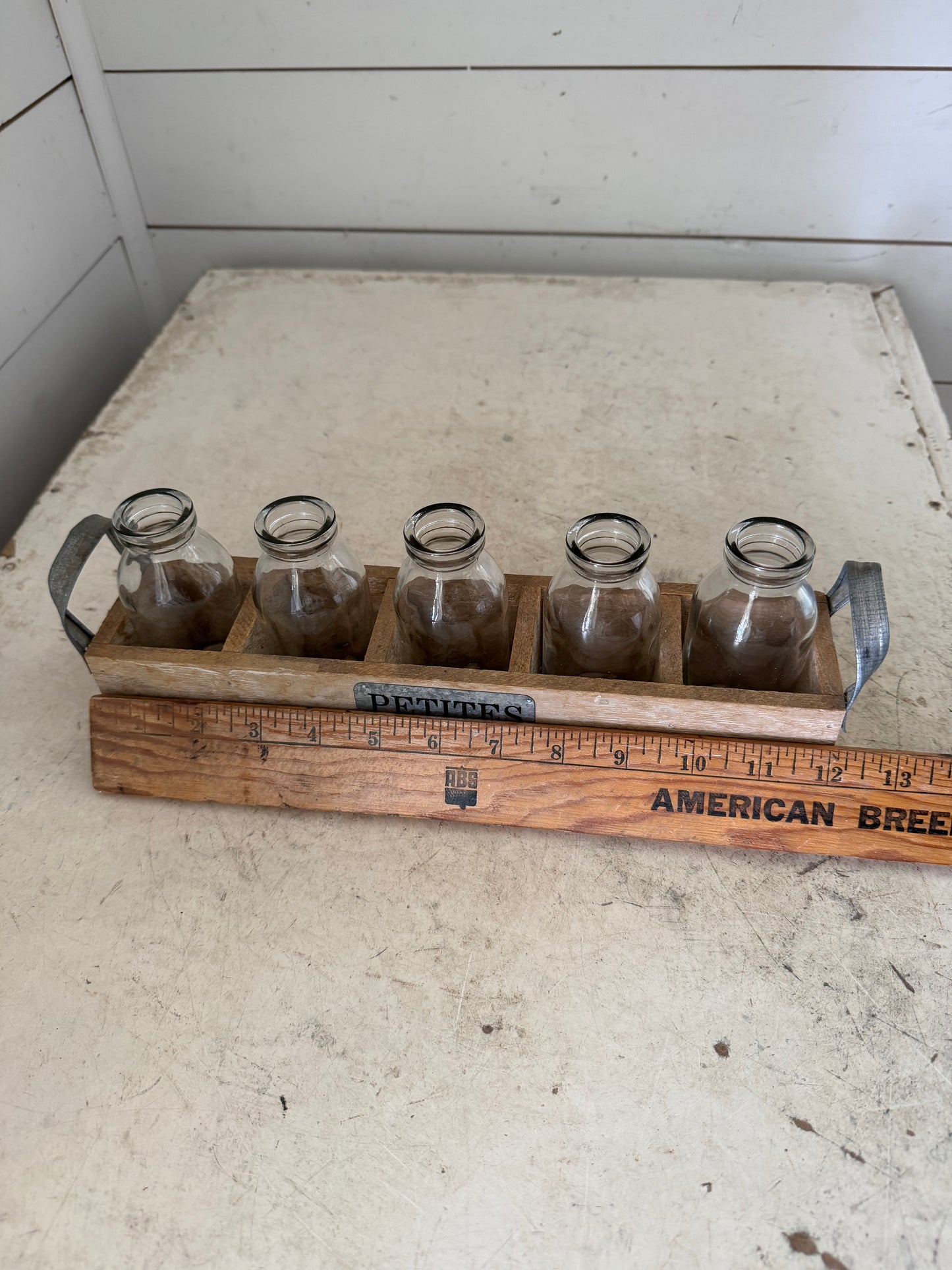 Petite Fleur Bottles and holder