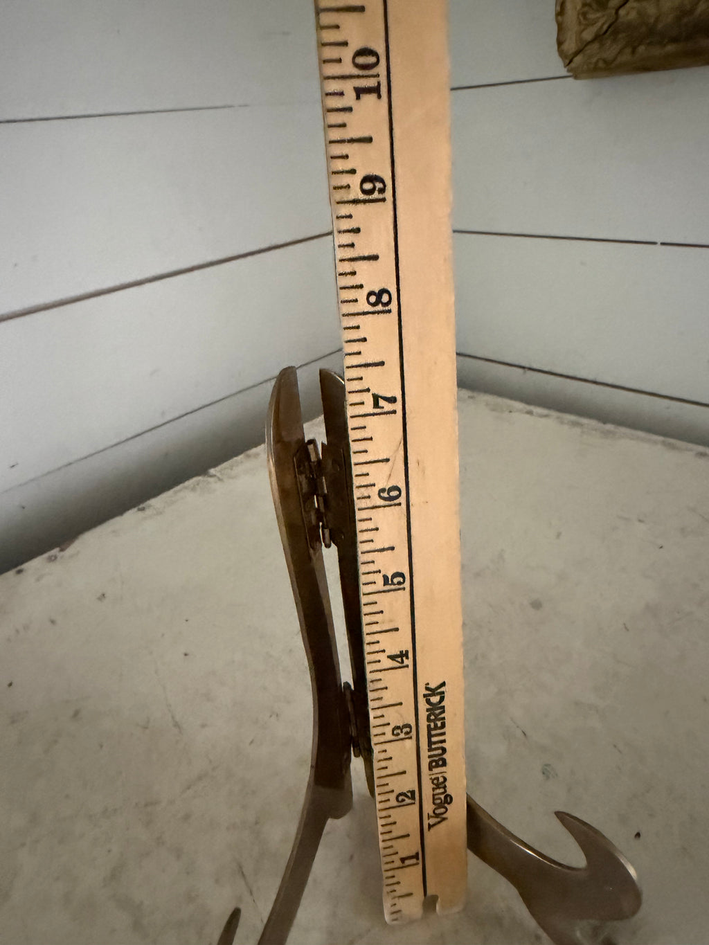 Brass easel