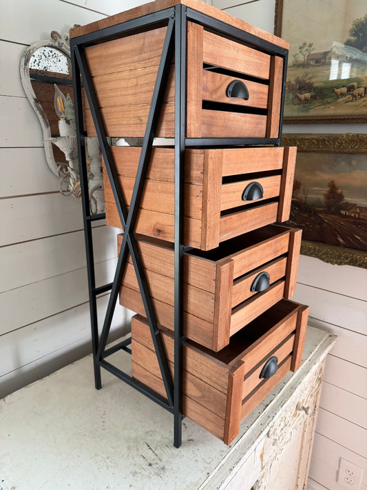 Four Crate Side Table Dresser will get custom finish