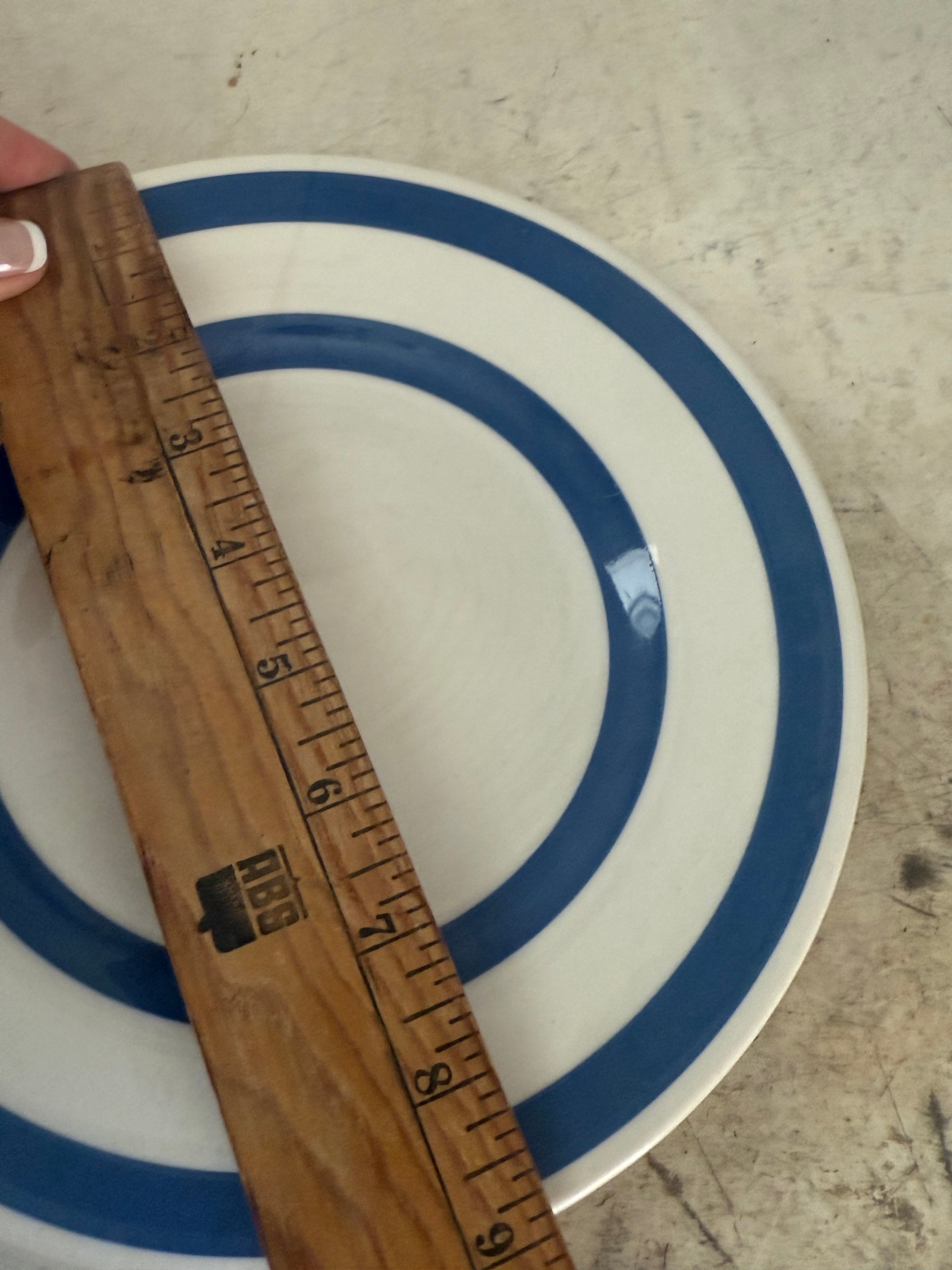 Chefware Cornishware Style Plate and bowl sold individually