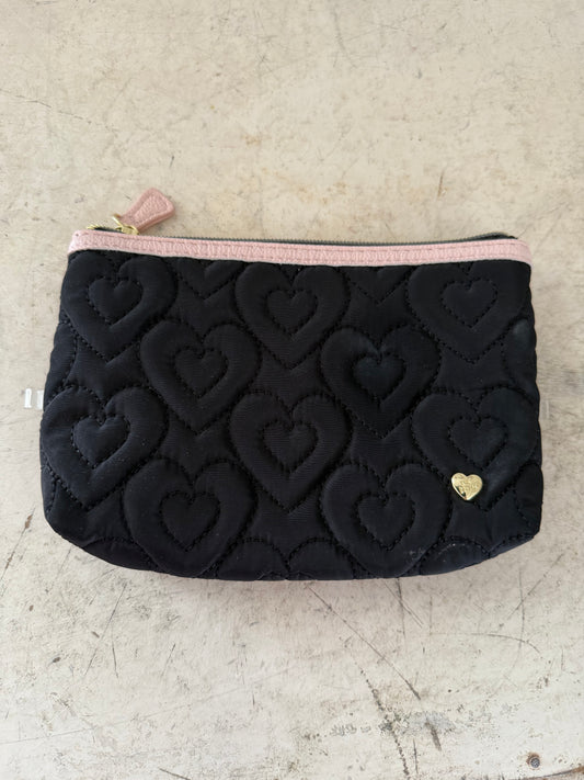 Betsy Johnson Quilted Heart Clutch makeup bag