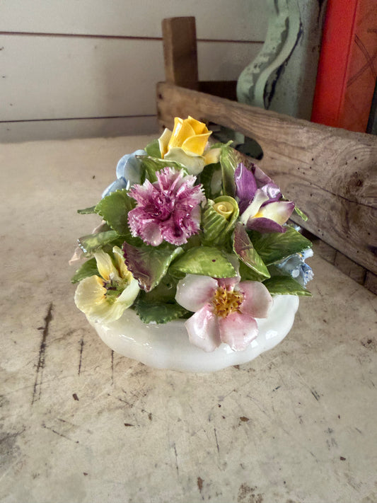 Vintage Coalport Bone China Flower Bowl