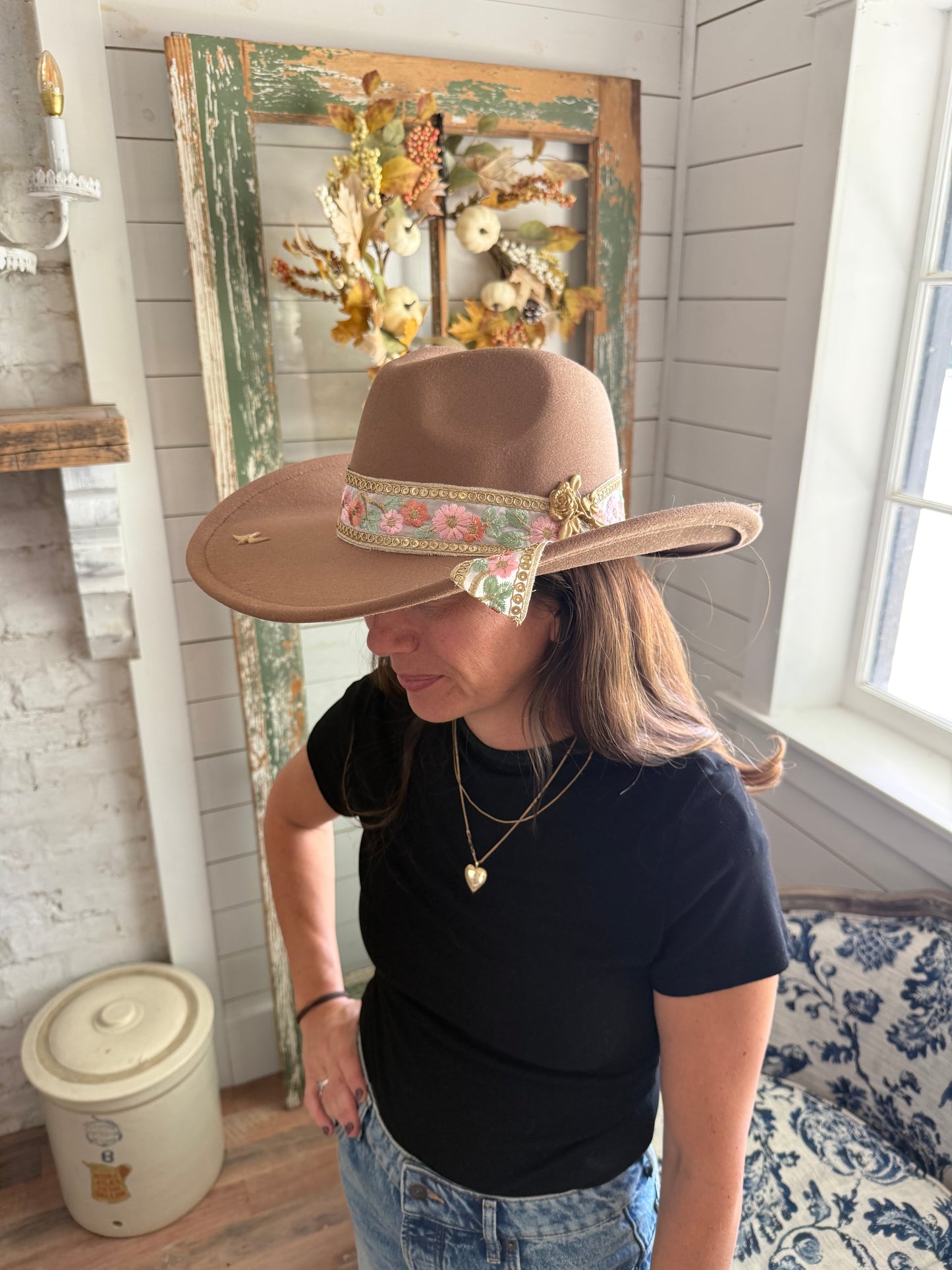 Cowgirl Hat - Custom Embelished - F