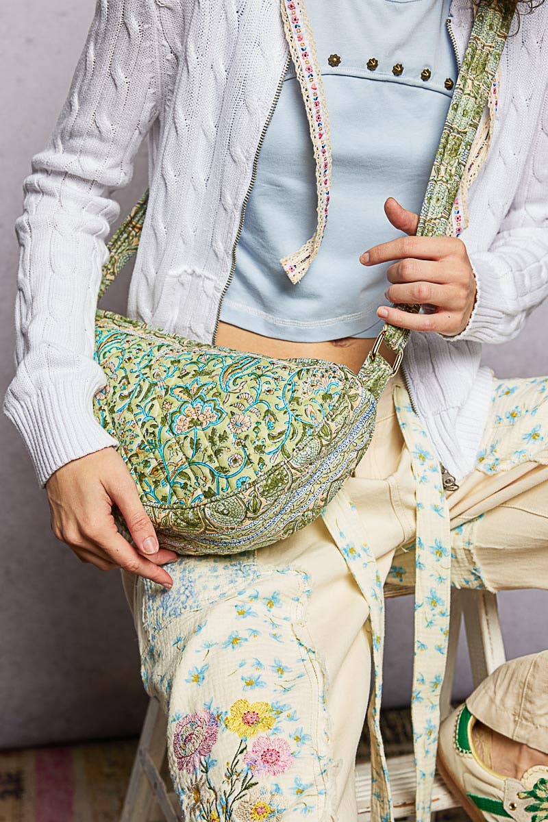 Essential Lightweight Quilted Floral Bag