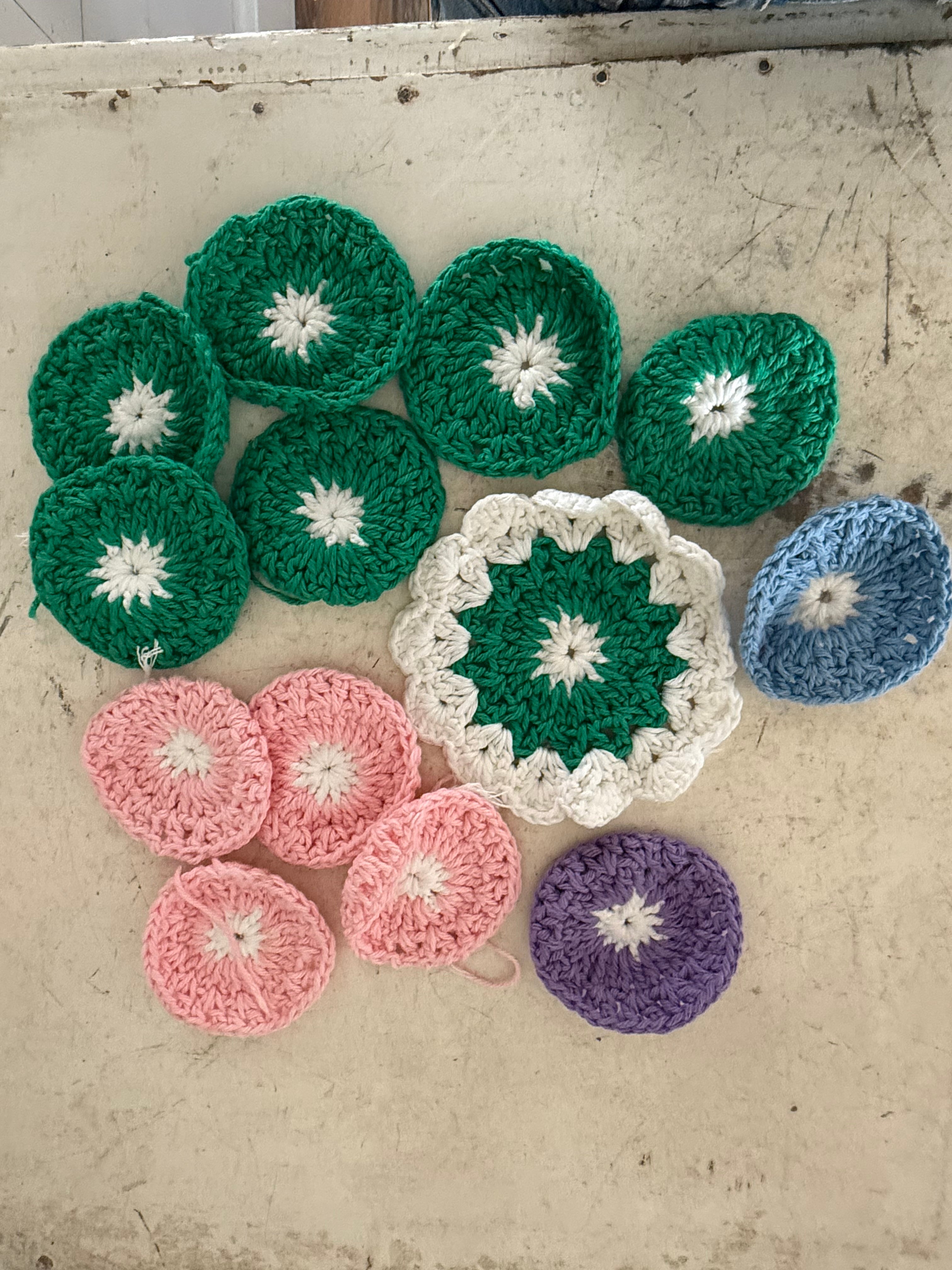 Set of Crochet Coasters
