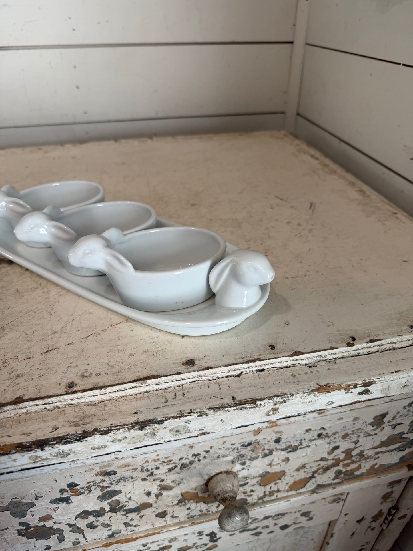 Bunny Bowls on Tray