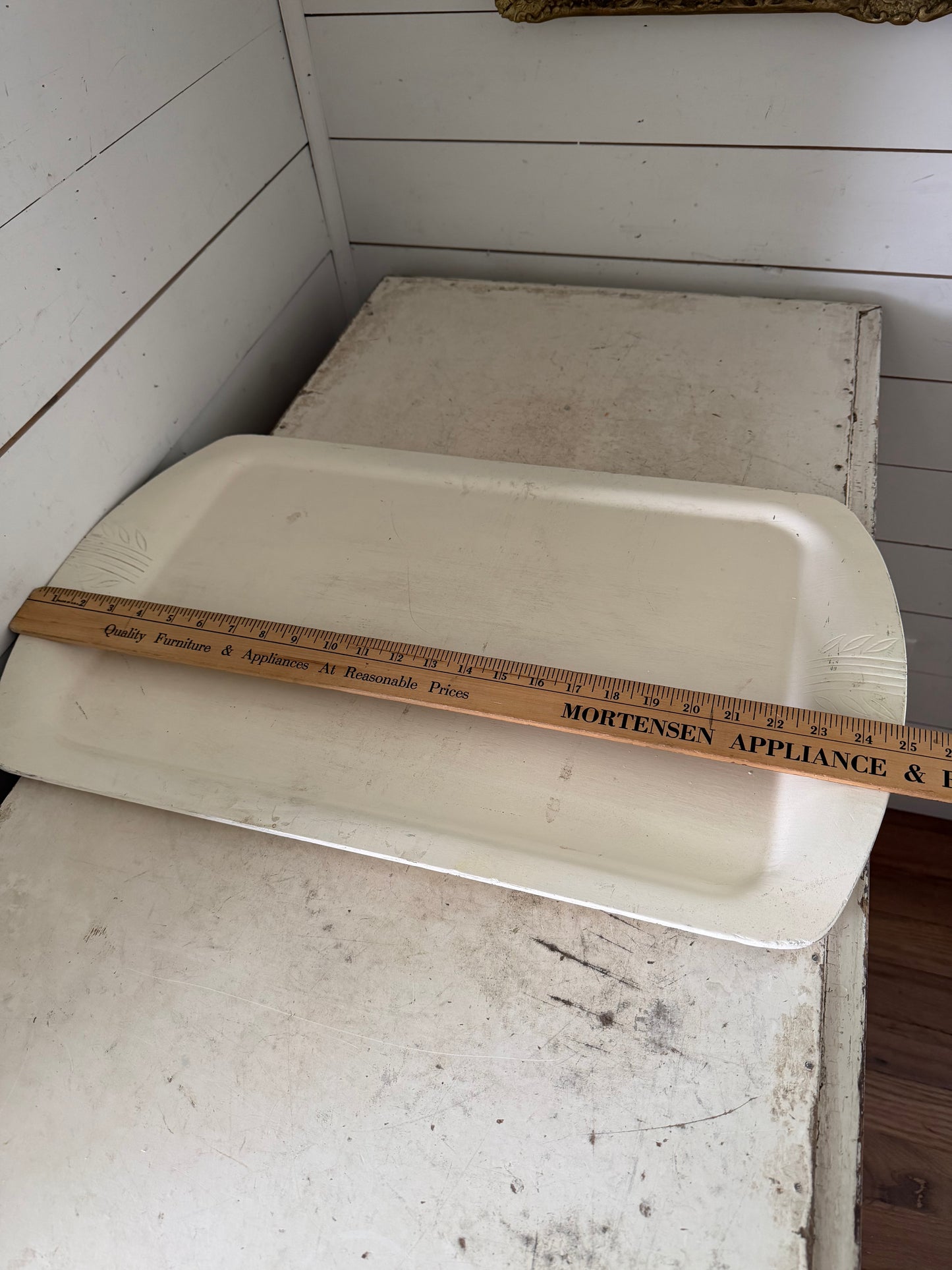 Large Wood Serving Tray - Will Get Makeover