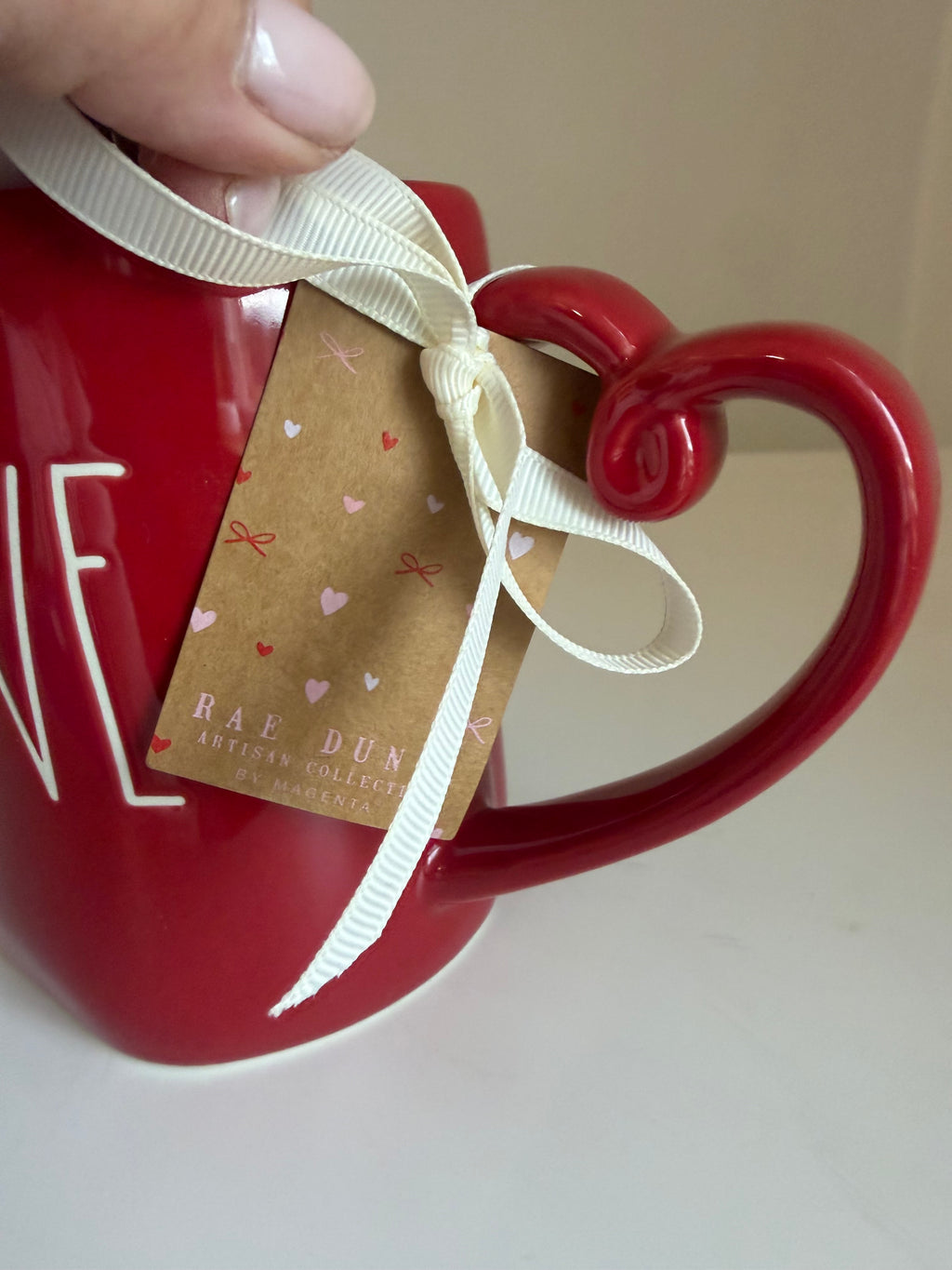 Rae Dunn "LOVE" Valentine’s Day coffee mug