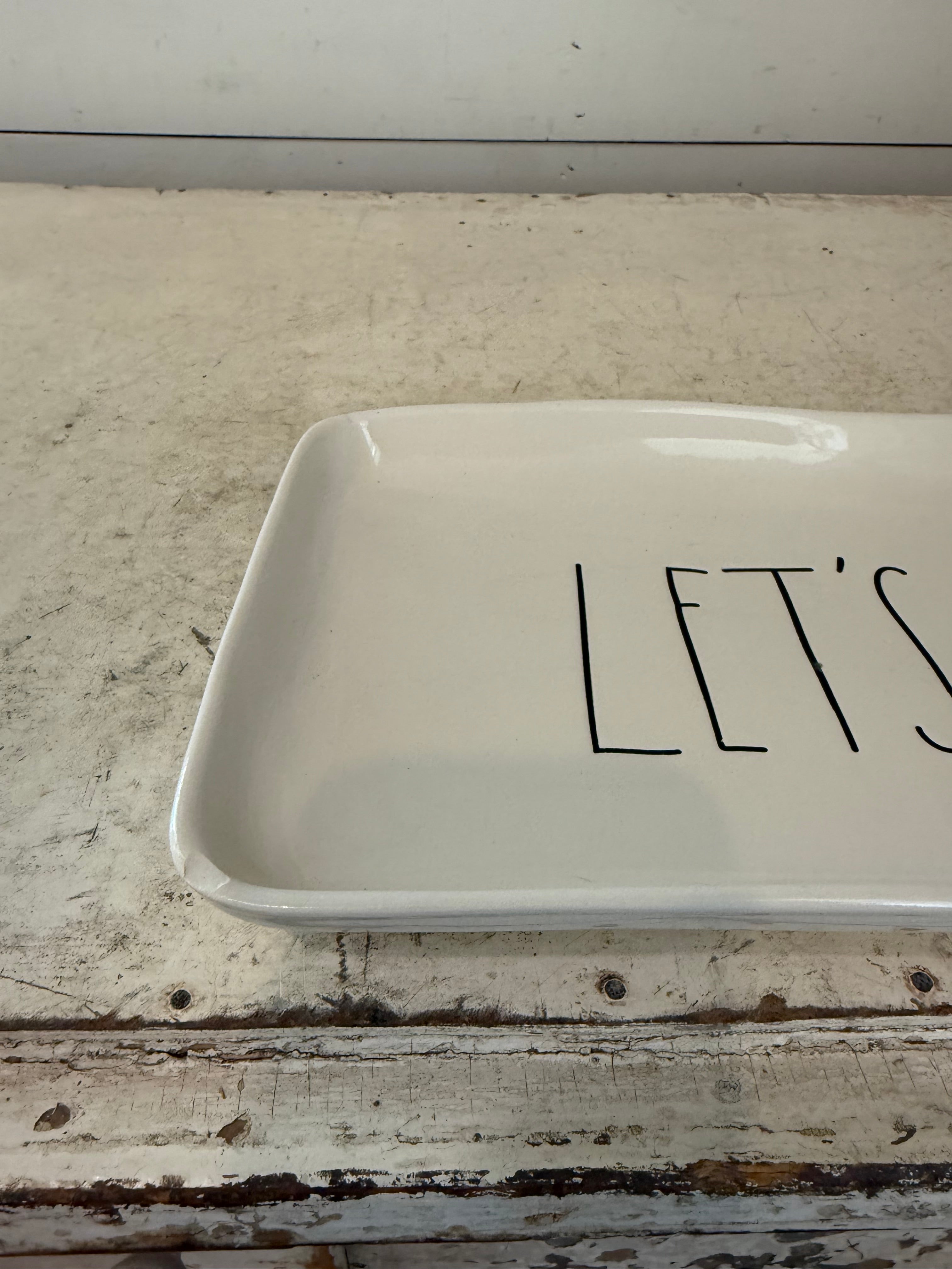 Rae Dunn Let’s Eat Platter
