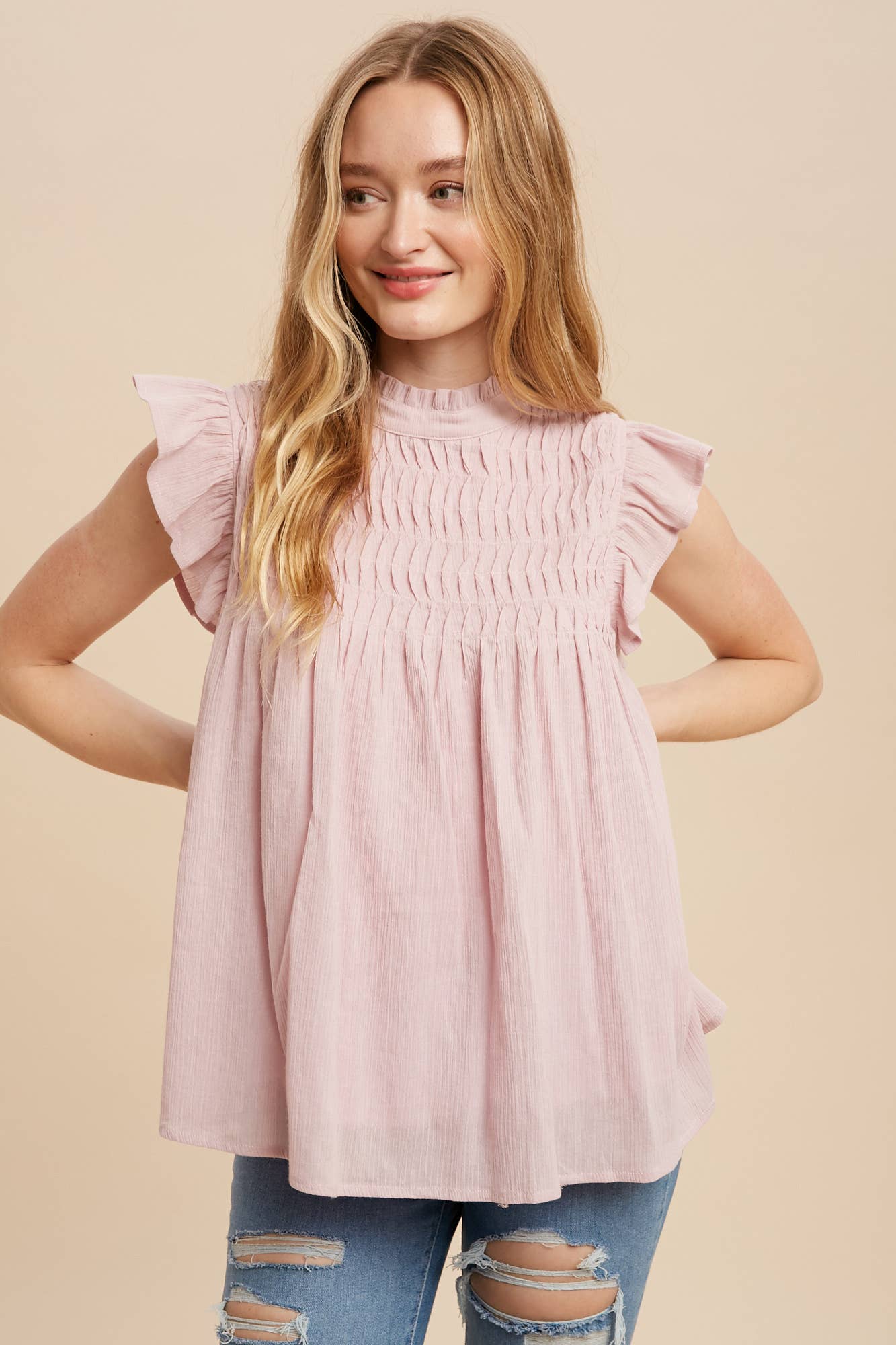 Flutter Sleeve Blouse