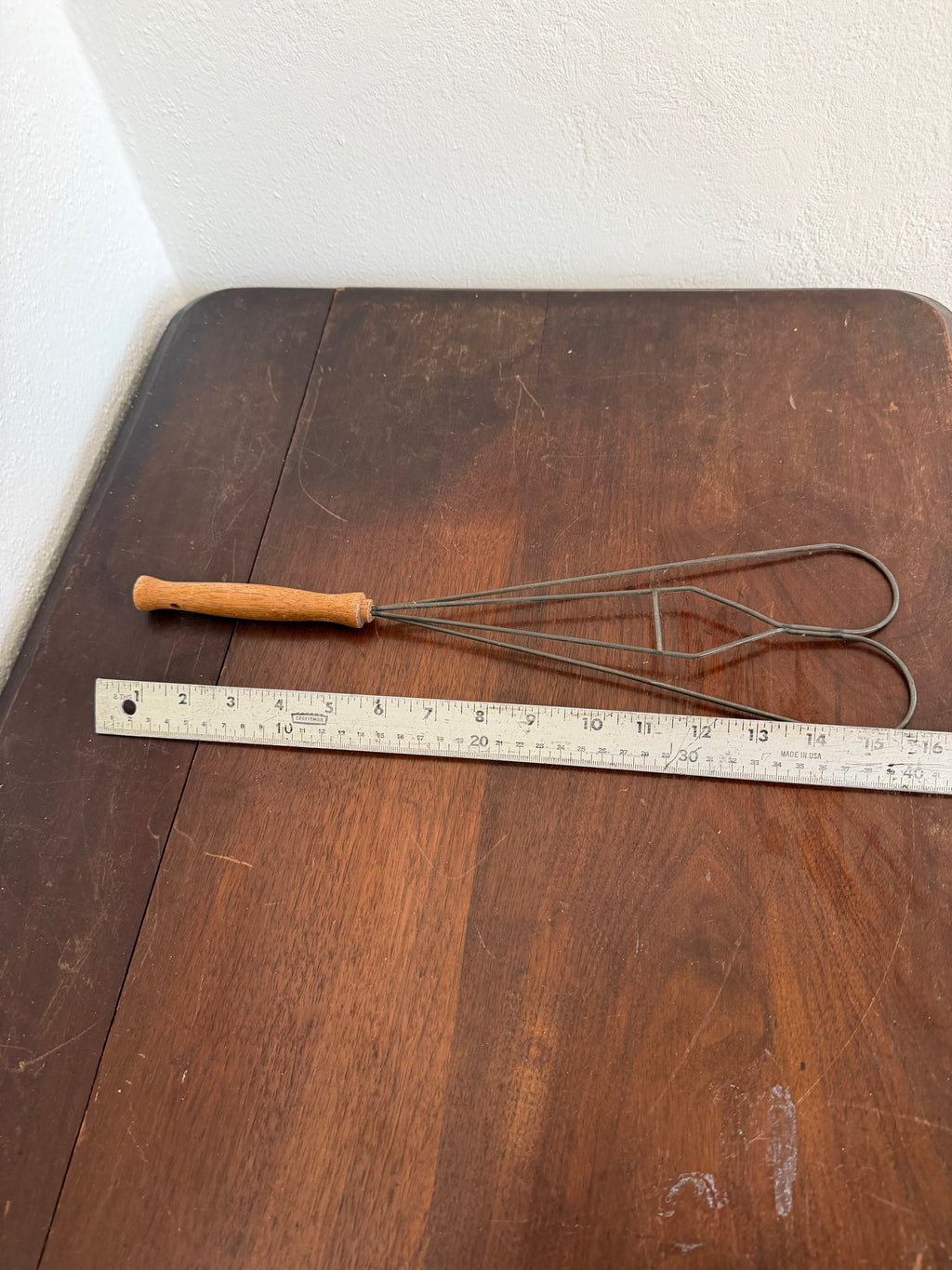 Vintage Rug Beater With Wood Handle