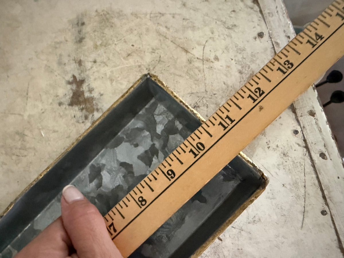 Galvanized tray will get makeover