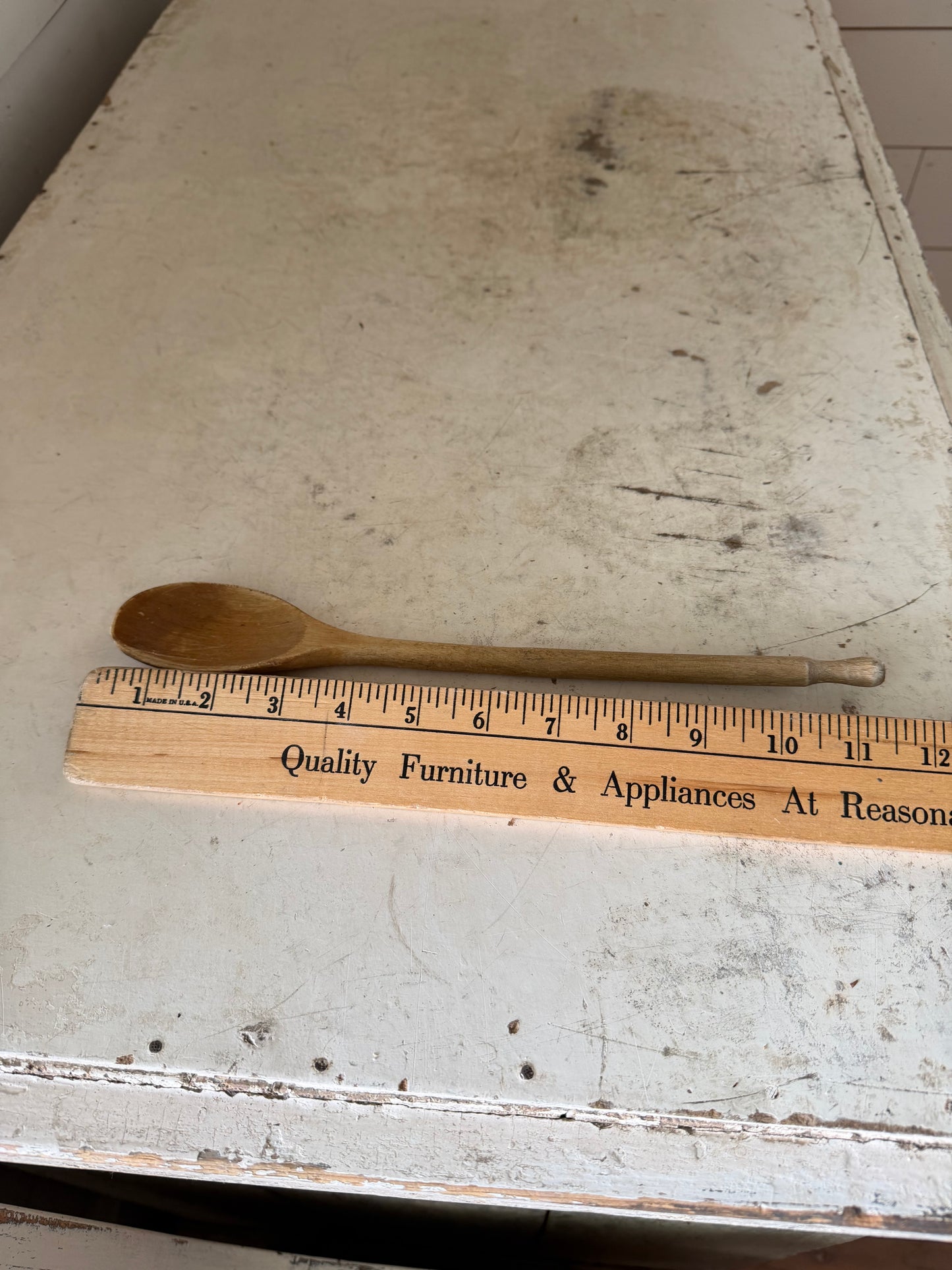 Vintage Handmade Wooden Spoon