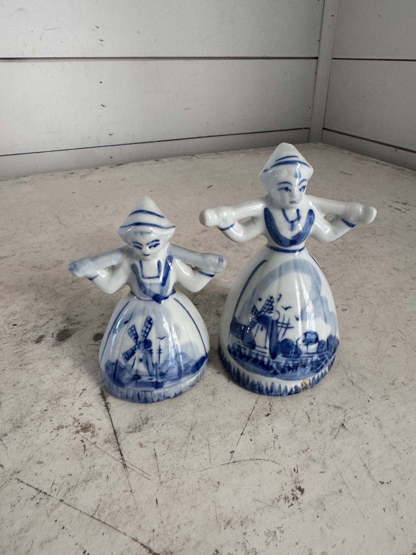 Vintage Dutch woman figures sold as a set