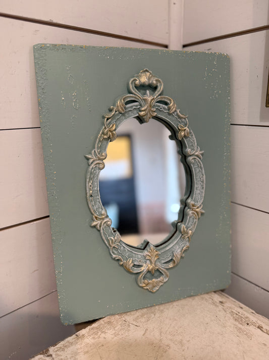 Hand Painted Ornate French Style Mirror