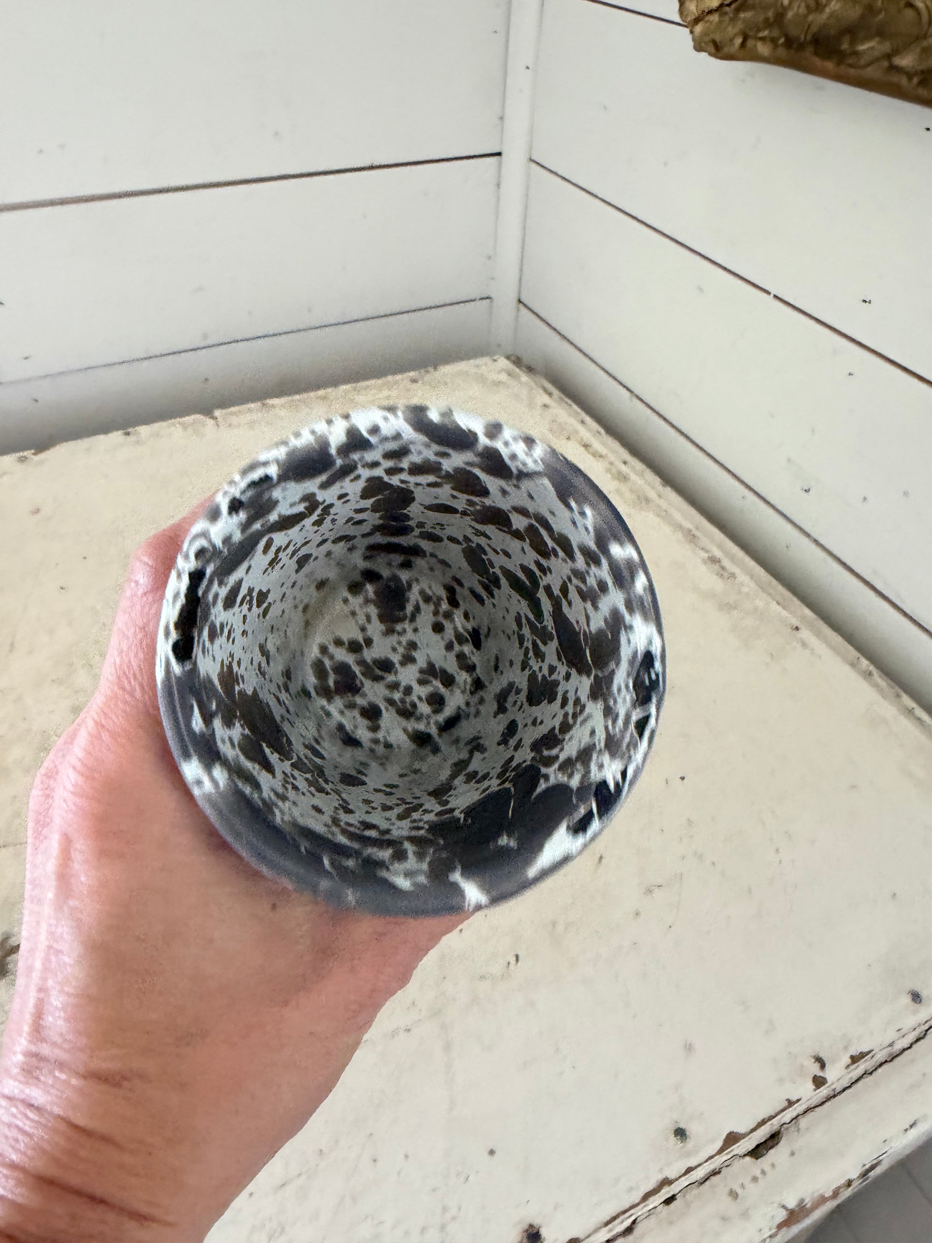 Crow Canyon Enamelware, Marble, 14 oz Tumbler Drinking Cup