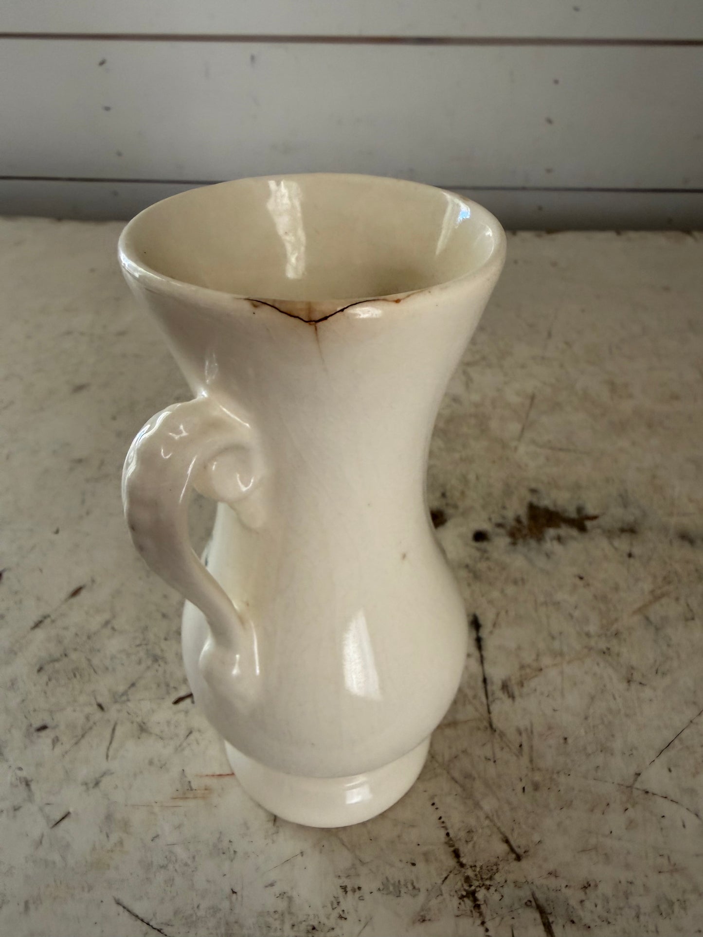 Royal Copley Ceramic Vase has crack
