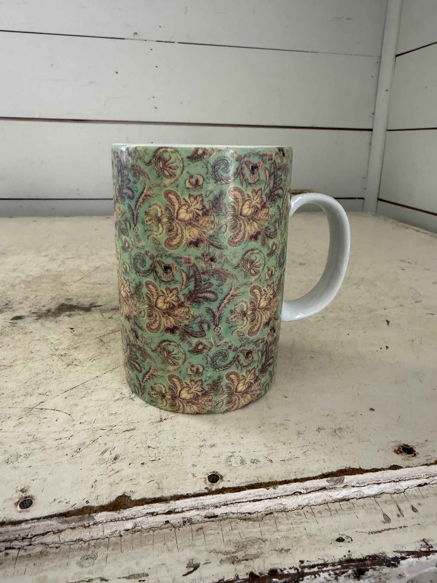Green Paisley Mug