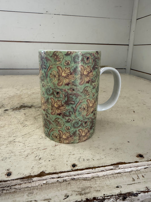 Green Paisley Mug