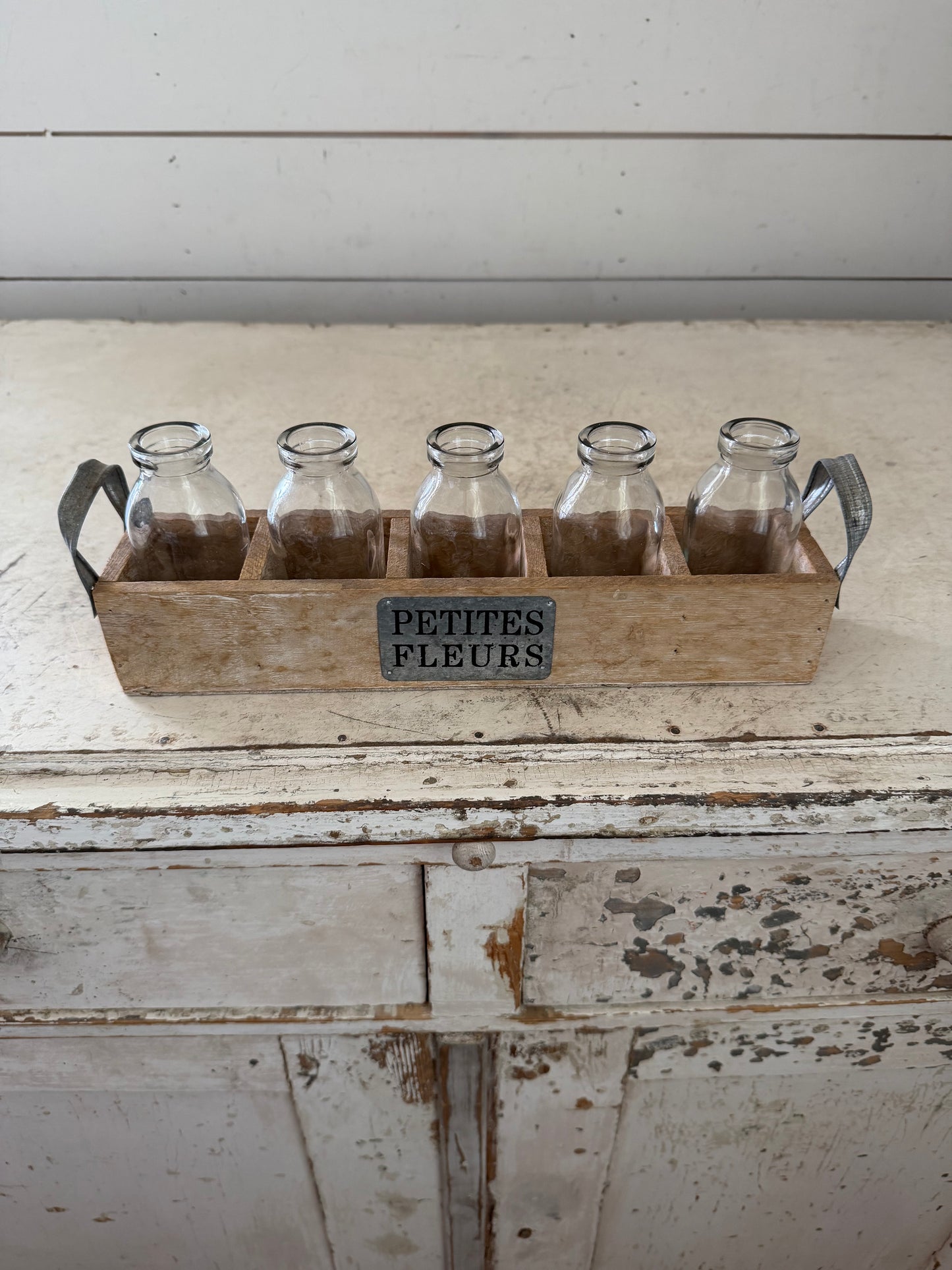 Petite Fleur Bottles and holder
