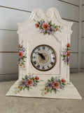 Vintage floral clock